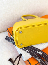 Load image into Gallery viewer, Hermès Mini 1923 Bolide Bag / Sun Chevre Mysore / Palladium Hardware
