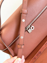 Load image into Gallery viewer, LORO PIANA Grained Calfskin L27 Extra Pocket Pouch in Kummel
