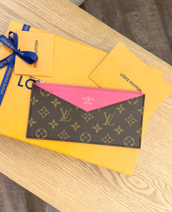 LOUIS VUITTON 2024 Monogram Canvas Zippy Coin Purse in Pondichery Pink