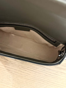 GUCCI Petite GG Mini Shoulder Bag in Brown Leather