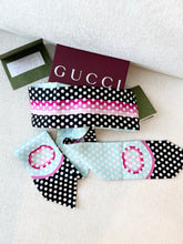 Load image into Gallery viewer, GUCCI Polka Dot Print Silk Headscarf / M
