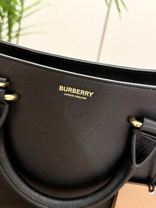 BURBERRY Mini Banwell Tote Bag in Black