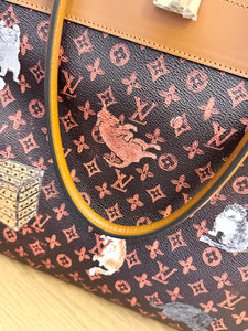 • LIMITED EDITION • LOUIS VUITTON Catogram City Steamer Cabas XXL Tote Bag