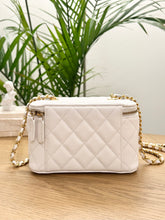 Load image into Gallery viewer, CHANEL 2023 Coco Casino Vanity With Chain Crossbody Bag in White
