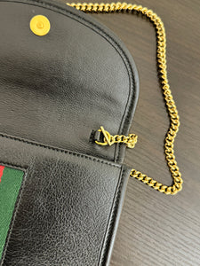 ▪️SOLD▪️GUCCI Mini Rajah Chain Crossbody Bag in Black