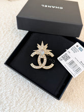 Load image into Gallery viewer, CHANEL 23P Classic CC Logo Gold, Blue, Pink &amp; Crystal Brooch
