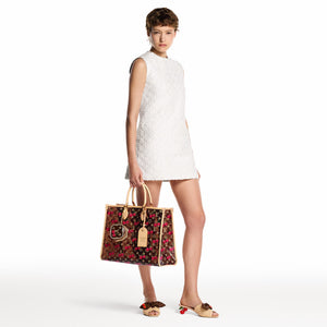 🍒 LOUIS VUITTON LV x TM Takashi Murakami Raffia Cherry Cherie Mule / (EU) 38.5