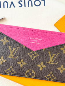 LOUIS VUITTON 2025 Monogram Canvas Zippy Coin Purse /Pondichery Pink