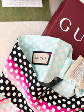 Load image into Gallery viewer, GUCCI Polka Dot Print Silk Headscarf / M
