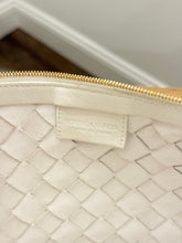 Load image into Gallery viewer, BOTTEGA VENETA Nappa Intrecciato Small Turn Pouch in White

