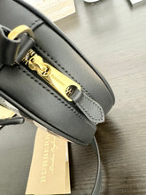 Load image into Gallery viewer, BURBERRY New Louise Check Round Crossbody Bag - Archive Beige &amp; Black
