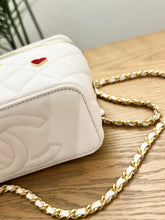 Load image into Gallery viewer, CHANEL 2023 Coco Casino Vanity With Chain Crossbody Bag in White
