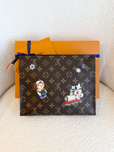 Load image into Gallery viewer, LOUIS VUITTON 2025 “Vivienne Holidays” Monogram Toilet Pouch - Large

