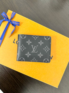 LOUIS VUITTON Damier Graphite Canvas Slender Wallet