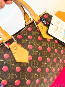 LOUIS VUITTON LV x TM Takashi Murakami Monogram Cherry Speedy 25