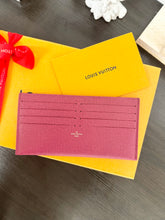 Load image into Gallery viewer, LOUIS VUITTON 2022 Coated Canvas Card Holder - Fuchsia
