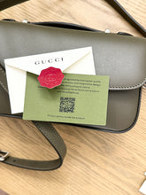 Load image into Gallery viewer, GUCCI Petite GG Mini Shoulder Bag in Brown Leather
