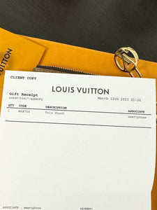 LOUIS VUITTON 2023 Monogram Reverse Square Wristlet Pouch