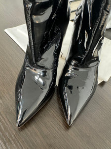 PAUL ANDREW Banner patent-leather ankle boots - EU37