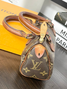 LOUIS VUITTON Vintage Monogram Nano Speedy Bag