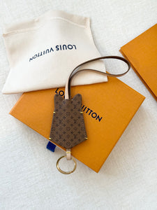 LOUIS VUITTON 2025 Monogram LV Dog Bag Charm
