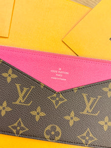 LOUIS VUITTON 2024 Monogram Canvas Zippy Coin Purse in Pondichery Pink