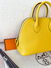 Load image into Gallery viewer, Hermès Mini 1923 Bolide Bag / Sun Chevre Mysore / Palladium Hardware
