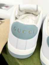 Load image into Gallery viewer, GUCCI 2024 Women’s Screener Sneaker in Light Blue - EU37.5
