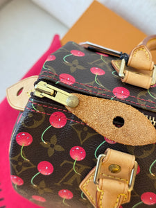 LOUIS VUITTON LV x TM Takashi Murakami Monogram Cherry Speedy 25