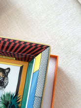 Load image into Gallery viewer, HERMES Grand Theatre Nouveau Change Tray / Fauve / Rouge / Bleu
