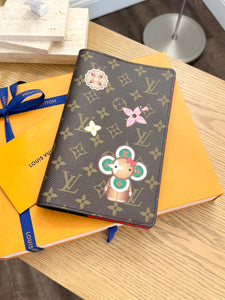 LOUIS VUITTON 2024 Limited Edition Monogram Canvas Emily Notebook Cover MM