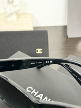 Load image into Gallery viewer, CHANEL Square Sunglasses in Black/Black Polarized
