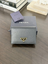 Load image into Gallery viewer, PRADA Small Saffiano Leather Wallet in Black
