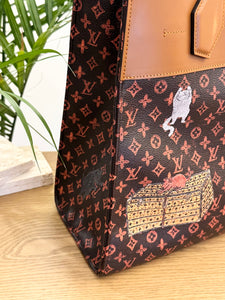 • LIMITED EDITION • LOUIS VUITTON Catogram City Steamer Cabas XXL Tote Bag