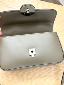 GUCCI Petite GG Mini Shoulder Bag in Brown Leather