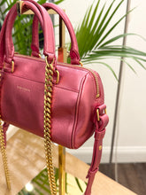 Load image into Gallery viewer, SAINT LAURENT Metallic Pink Mini Duffle Bag
