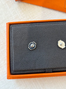 NEW! 2025 Hermes Farandole Very Small Model Earrings in Sterling Silver