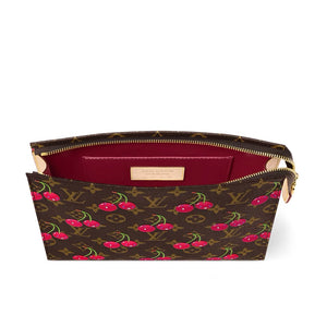 🍒 LOUIS VUITTON LV x TM Takashi Murakami Monogram Cherry Toiletry Pouch