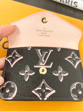 Load image into Gallery viewer, LOUIS VUITTON 2022 Monogram Card Holder in Black
