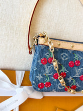 Load image into Gallery viewer, 🍒 LOUIS VUITTON LV x TM Takashi Murakami Monogram Denim Pochette Accessoires
