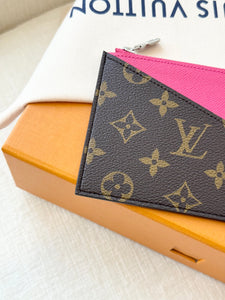 LOUIS VUITTON 2025 Monogram Canvas Zippy Coin Purse /Pondichery Pink