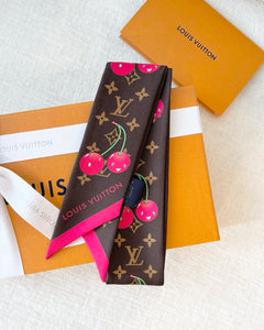 LOUIS VUITTON LV x TM Takashi Murakami Monogram Cerise Bandeau / Brown