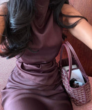 Load image into Gallery viewer, 💛 NEW! 2025 GOYARD Anjou Canvas Leather Reversible Mini Tote Bag / Burgundy
