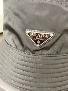 PRADA Re-Nylon Bucket Hat in Black