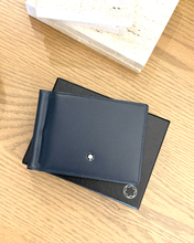 Load image into Gallery viewer, MONTBLANC Meisterstück Money Clip Wallet in Blue
