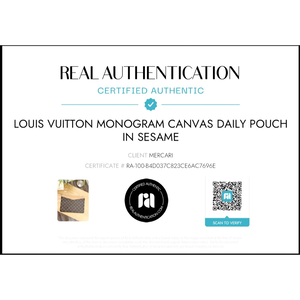 LOUIS VUITTON Monogram Canvas Daily Pouch in Sesame