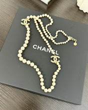 Load image into Gallery viewer, CHANEL 100th Anniversary CC Pearl Long Necklace - LIMITED EDITION
