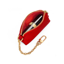 Load image into Gallery viewer, LOUIS VUITTON 2025 Rouge Louis Épi Cosmetic Lipstick Pouch

