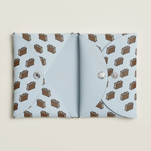 Load image into Gallery viewer, HERMES 2025 Calvi Duo Suitcase &quot;Valises&quot; Printed Swift Leather / Bleu Brume
