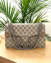 Load image into Gallery viewer, GUCCI GG Supreme Dionysus Small Shoulder Bag in Beige
